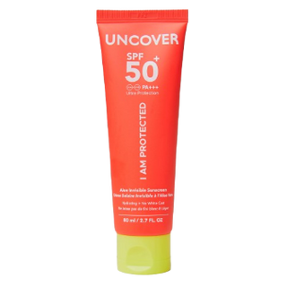 Aloe Invisible Sunscreen, Protects skin with SPF 50+, lightweight and no white cast, 80ml