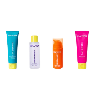 Shields your skin with antioxidant Vitamin C and SPF 50+ sunscreen.