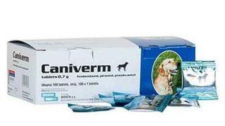 Caniverm 0.7გრ/10კგ პარაზიტების საწინააღმდეგო ტაბლეტი