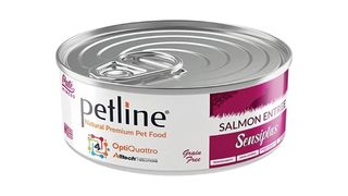 Petline Sensiplus 80გრ კატის საკვები, სველი, სტერილურის, ორაგულის