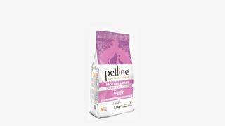 Petline Family დედა კატისა და კნუტის საკვები ქათმის ხორცით 1,5კგ