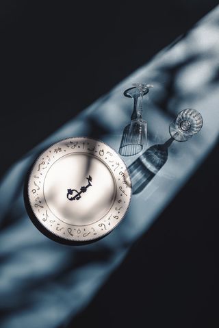 თეფში "დამწერლობა" დიდი