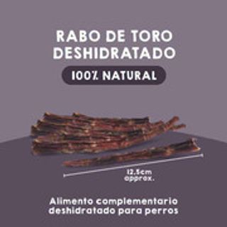 Snacks naturales para perros - Rabo de toro deshidratados- 1 x 10 Uds