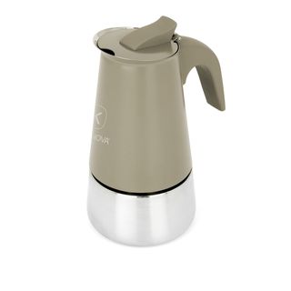 Caffettiera induzione 4 tazze - taupe