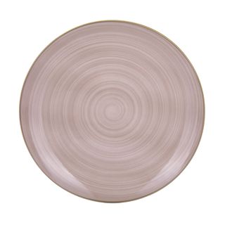 Piatto piano porcellana marrone - 26,7 cm Petali