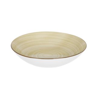 Piatto fondo porcellana verde - 20,2 cm Petali