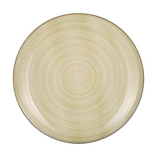 Piatto piano porcellana verde - 26,7 cm Petali