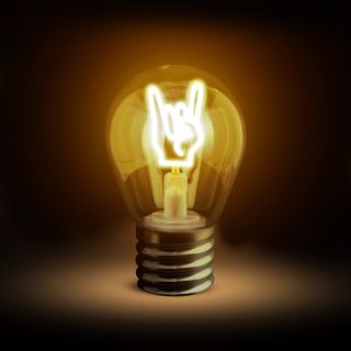 Lampadina decorativa Corna LED - ricaricabile
