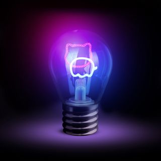 Lampadina decorativa Gatto LED - ricaricabile