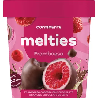 Melties de Framboesa Coberta de Chocolate Branco e Chocolate de Leite Continente Continente (emb. 150 gr)