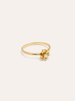 Anillo Gardenia Baño Oro - 14