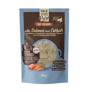 True Origins Salmón puro " Carros Alimentos para perros, 300g