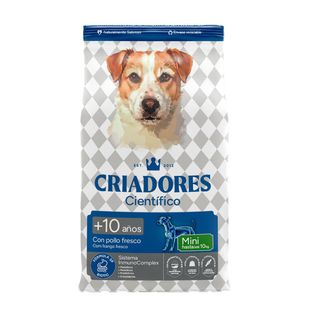 3 kg Criadores Científico Senior Ração para cães de raça mini