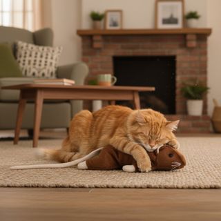 Tootoy ! Confort & Relájate Ratón gigante para gatos