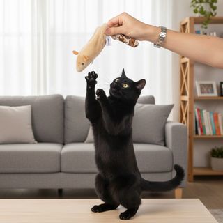 Tootoy ! Juguete de ardilla interactivo para gatos