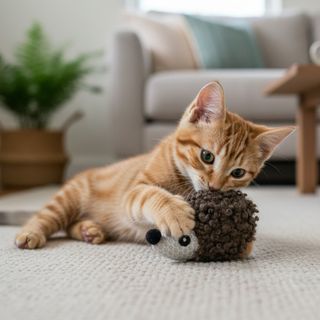 Tootoy ! Confort & Relax Interactive Plush Hedgehog para gatos