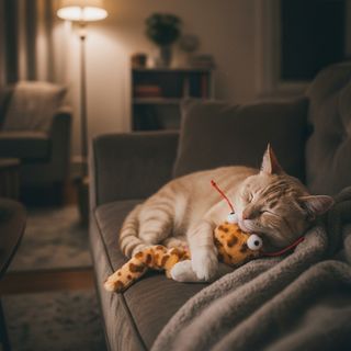 Tootoy ! Confort & Relax Plush Snake para gatos