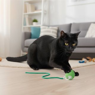 Tootoy ! Green Interactive Cat Ball