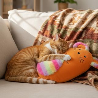 Tootoy ! Comfort & Relax Rainbow Mouse Plush juguete para gatos