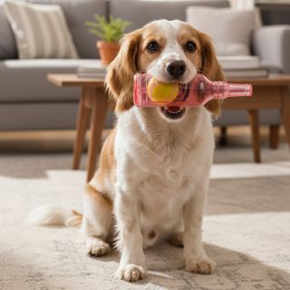 Tootoy ! Botella de perro rosa