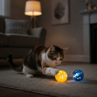 Tootoy ! Chase & Play LED Bolas para gatos