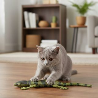 Playology Shiny Green Lizard Plushie