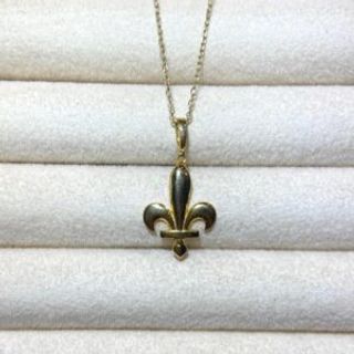 Pozlaćeni lančić  sa motivom ljiljana 002