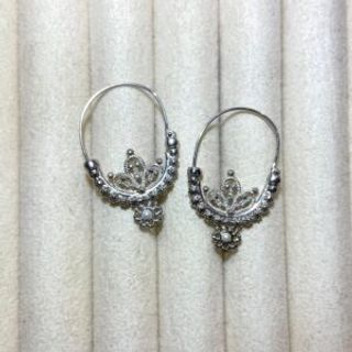 Srebrene konavoske naušnice veće