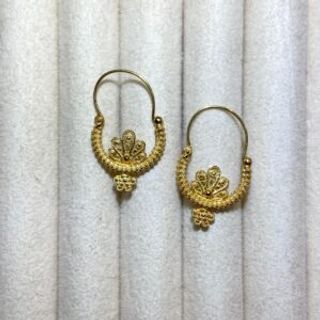 Pozlaćene konavoske naušnice veće 002