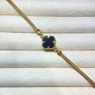 Pozlaćena narukvica sa djetelinom-deblji lanac