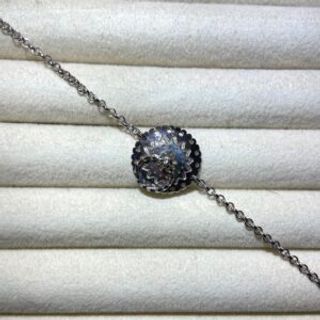 Srebrena zvekir narukvica deblja