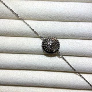 Srebrena narukvica zvekir tanja