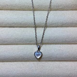 Srebreni lančić srce manje sedef