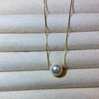 Pozlaćeni lančić veći biser 01