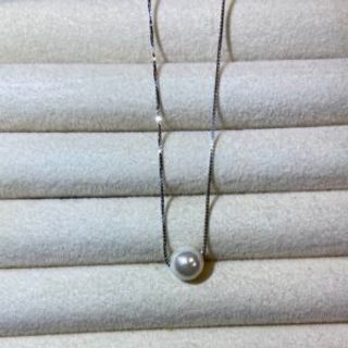 Srebreni lančić srednji biser 01