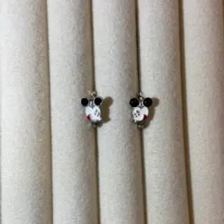 Srebrene naušnice za djevojčice- Mickey Mouse 01