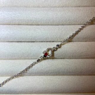 Srebrena narukvica za djevojčice-Minnie Mouse