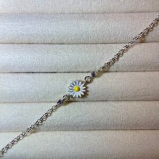 Srebrena narukvica za djevojčice-tratinčica