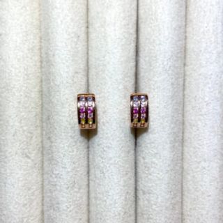 Rose gold manje halke u pastelnim bojama