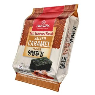 Норі снек зі смаком солона карамель AKURA 4,5 г
