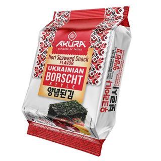 Норі снек зі смаком українського борщу AKURA 4,5 г