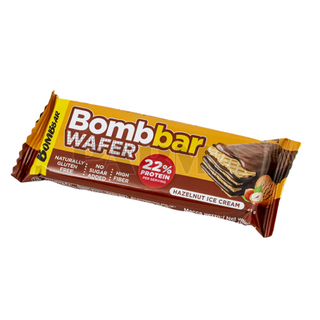 17343 Վաֆլի «BombBar Protein» պնդուկ, շոկոլադե 45գ