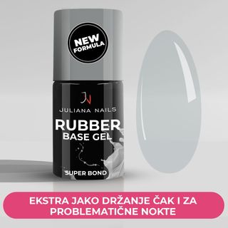 JULIANA NAILS RUBBER BASE GEL CLEAR
