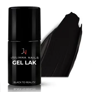 JULIANA NAILS GEL LAK BLACK TO REALITY