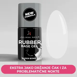 JULIANA NAILS RUBBER BASE GEL MILKY WH.