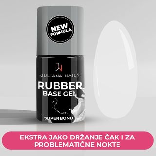 JULIANA NAILS RUBBER BASE GEL MILKY WH.