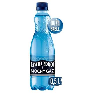 Żywiec Zdrój Mocny Gaz Woda źrodlana gazowana 500 ml