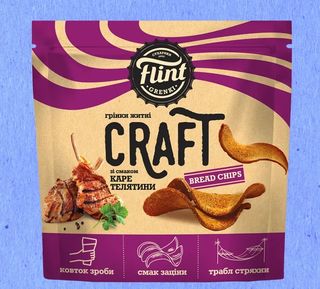 Flint toast Craft Muschi de Vita bread chips ondulat 90g