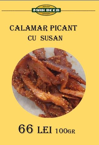 Calamar Picant cu Susan sarat uscat