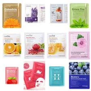 14-in-1 Facial Mask Combo Mix, 14 Masks
